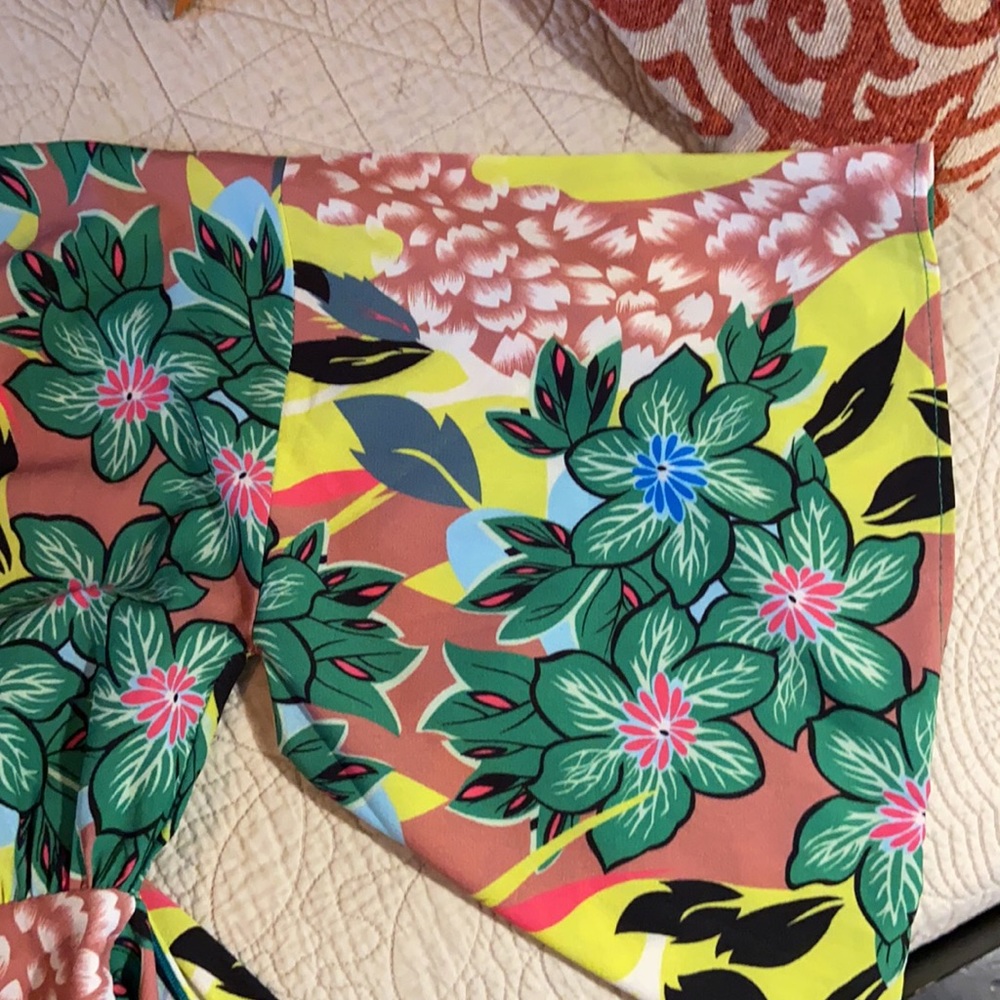 Karlie Anthropologie Tropical Kimono Jumpsuit S - Picture 11 of 11